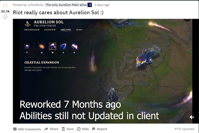 Bị game thủ bóc phốt vì bỏ quên cập nhật tướng hơn nửa năm, Riot Games thừa nhận làm ăn tắc trách - Ảnh 2.