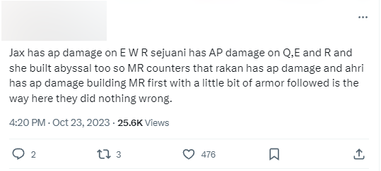 Nhận định của LS bị game thủ phản đối