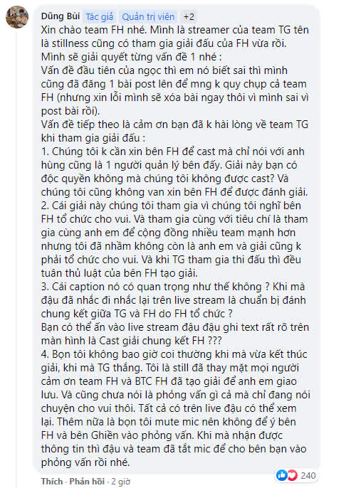 Đánh giải cho vui, team ĐTCL số 1 Việt Nam cũng tự dưng dính drama, tố bị đối thủ bôi nhọ, nói xấu sau khi vừa vô địch - Ảnh 5. Đánh giải cho vui, team ĐTCL số 1 Việt Nam cũng tự dưng dính drama, tố bị đối thủ bôi nhọ, nói xấu sau khi vừa vô địch - Ảnh 5.