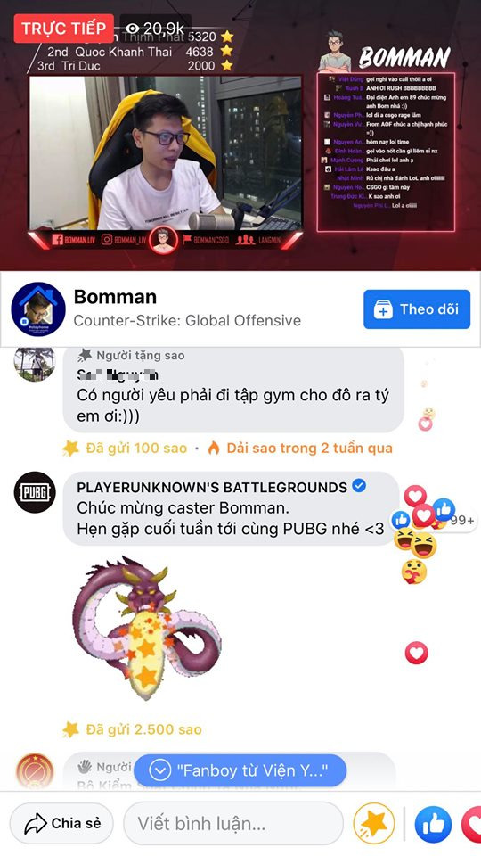 Kênh stream hóa Đại hội võ lâm, cả diễn viên Ninh Dương Lan Ngọc cũng chúc mừng đôi trẻ Bomman - Minh Nghi - Ảnh 6.