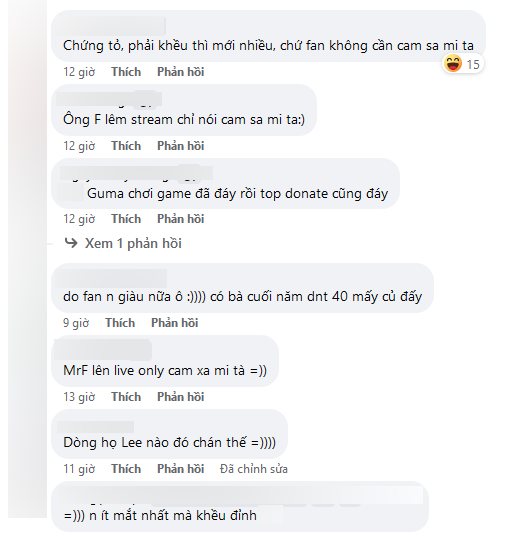 Khán giả cũng thừa nhận người ta thích xem "khều donate" hơn là chỉ ngồi "cảm ơn suốt cả buổi"