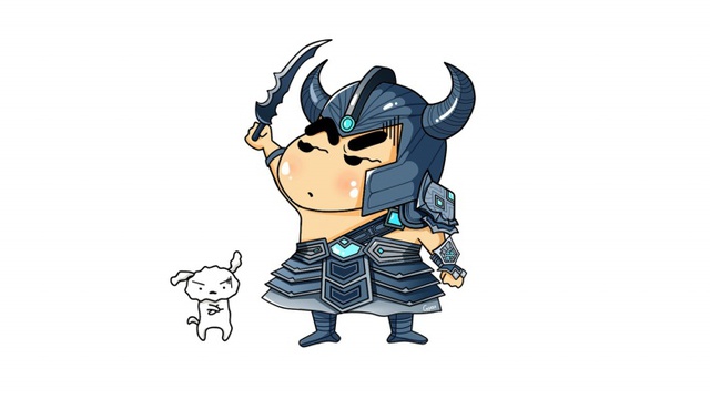 Cười ngất với phiên bản cosplay LMHT của Shin Cậu Bé Bút Chì - Ảnh 4. Cười ngất với phiên bản cosplay LMHT của Shin Cậu Bé Bút Chì - Ảnh 4.