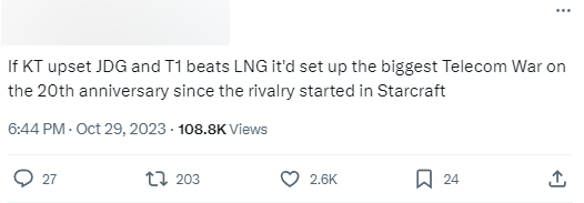 Nếu KT - T1 gặp nhau đó sẽ là trận "đại chiến truyền thông" lớn nhất nhân kỷ niệm 20 năm khi màn đối đầu này lần đầu xuất hiện trong tựa game StarCraft