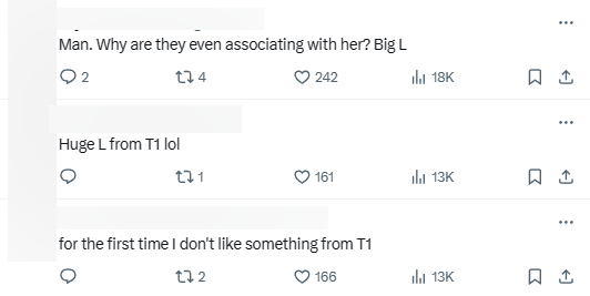 Khán giả không hào hứng lắm với ý tưởng Pokimane đang ở trụ sở T1