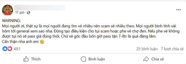 Vé xem HLE "cháy sạch" sau 5 phút, giá vé "chợ đen" lên cao đến mức phản cảm- Ảnh 3.