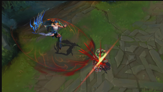 Trang phục Irelia Thần Thoại bị phát hiện cũng là một skin "pay-to-lose" - nguồn: Reddit