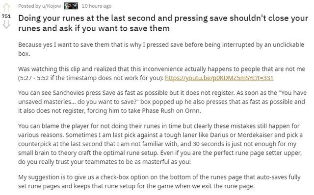 Game thủ thất vọng vì ra mắt bao năm nhưng LMHT vẫn không có tính năng tự động lưu bảng ngọc - Ảnh 3. Game thủ thất vọng vì ra mắt bao năm nhưng LMHT vẫn không có tính năng tự động lưu bảng ngọc - Ảnh 3.