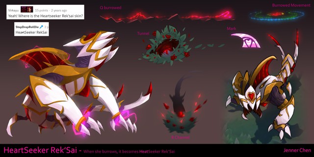 Ăn mặn hậu Valentine - Game thủ tạo ra ý tưởng về Urgot, RekSai Tình Ái, nhân viên Riot cũng ủng hộ - Ảnh 1.