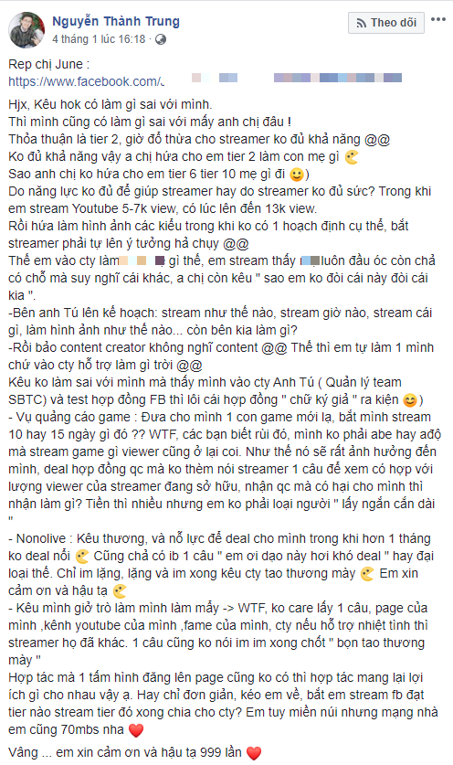 Thành viên mới của SBTC - Trung Vladimir mở hàng drama năm mới: tố công ty quản lý cũ chèn ép bằng hợp đồng giả - Ảnh 4. Thành viên mới của SBTC - Trung Vladimir mở hàng drama năm mới: tố công ty quản lý cũ chèn ép bằng hợp đồng giả - Ảnh 4.