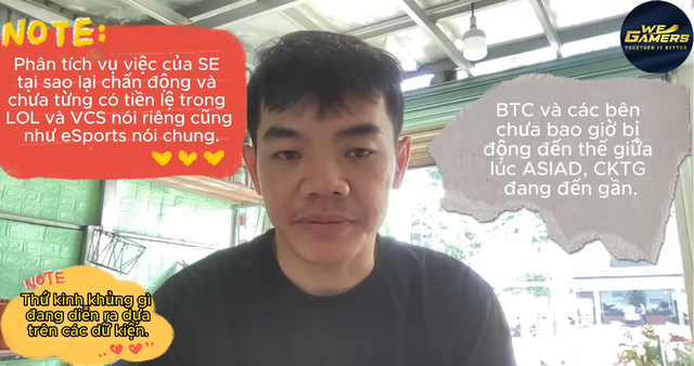 HLV Tinikun nhận định vụ việc của SE là chưa từng có tiền lệ và sẽ làm rung chuyển cả nền Esports Việt