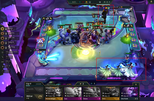 Ryze Bandle City 3 sao xuất hiện và đối thủ có 3 vị tướng trên hàng chờ