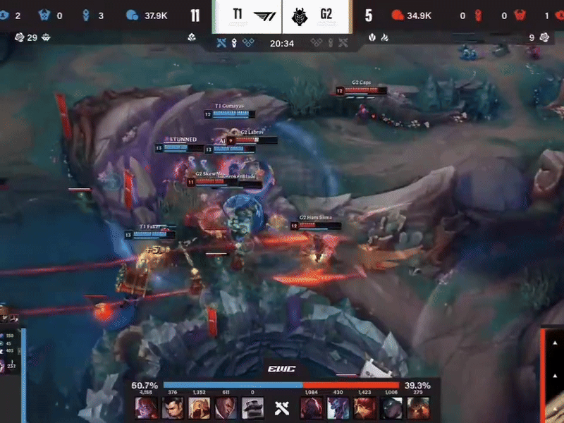 Chiến thắng chóng vánh nhưng T1 vẫn trở thành "nguồn content" vì bug "khó đỡ"- Ảnh 2.