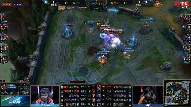 Diễn biến điên rồ, ván 1 trận đấu FL vs CES được game thủ quốc tế ca ngợi: Đây là trận đấu tuyệt nhất mọi thời đại - Ảnh 5. Diễn biến điên rồ, ván 1 trận đấu FL vs CES được game thủ quốc tế ca ngợi: Đây là trận đấu tuyệt nhất mọi thời đại - Ảnh 5.