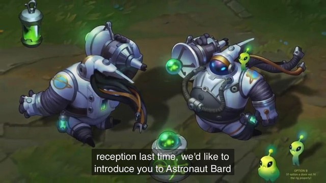 Không chỉ Vũ Khí Tối Thượng, game thủ phát hiện thêm những tướng sẽ có skin Phi Hành Gia cùng Bard - Ảnh 7.