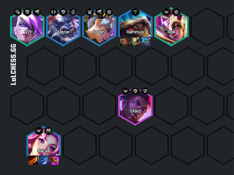 ĐTCL Mùa 8: Học hỏi đội hình Rammus - Hộ Công từ top 1 Thách Đấu Hàn - Ảnh 3.