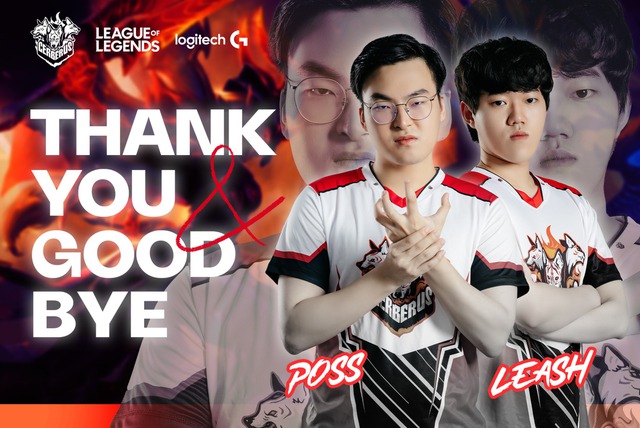 CES chia tay cặp đôi ngoại binh người Hàn - Poss và Leash - nguồn: Facebook CERBERUS Esports