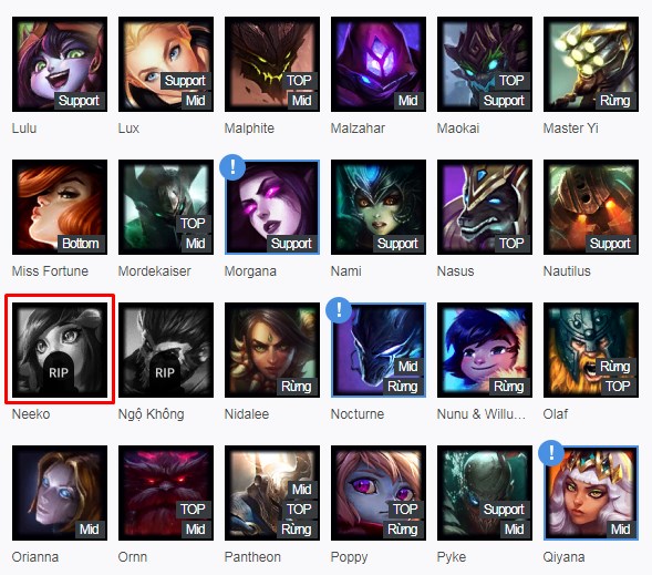 Tỉ lệ chọn xuống mức thấp thảm hại, cô nàng tắc kè Neeko gần như bị bay màu khỏi LMHT - Ảnh 3. Tỉ lệ chọn xuống mức thấp thảm hại, cô nàng tắc kè Neeko gần như bị bay màu khỏi LMHT - Ảnh 3.