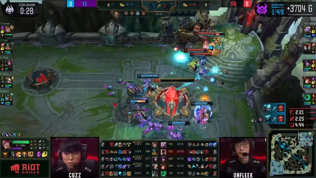 LMHT: T1 dễ dàng bóp nghẹt SANDBOX, nhưng Faker vẫn chưa thể đạt kỷ lục mạng hạ gục vì chiến thuật quá... buồn ngủ - Ảnh 3. LMHT: T1 dễ dàng bóp nghẹt SANDBOX, nhưng Faker vẫn chưa thể đạt kỷ lục mạng hạ gục vì chiến thuật quá... buồn ngủ - Ảnh 3.