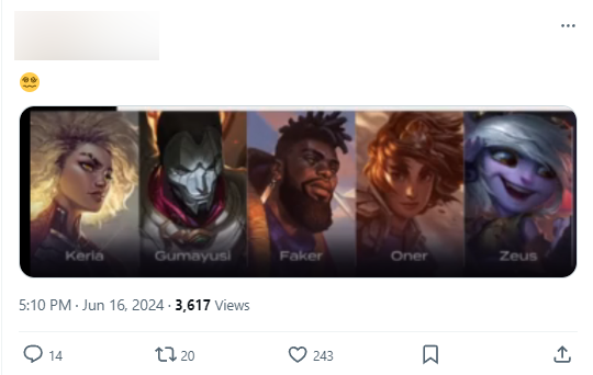 Cấm chọn có đột biến nhưng rất khó hiểu của T1 khi lựa chọn một đội hình không thực sự nhất quán