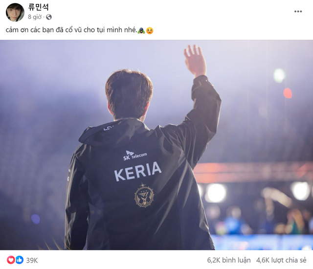 Kerai cảm ơn fan Việt Nam bằng tiếng Việt