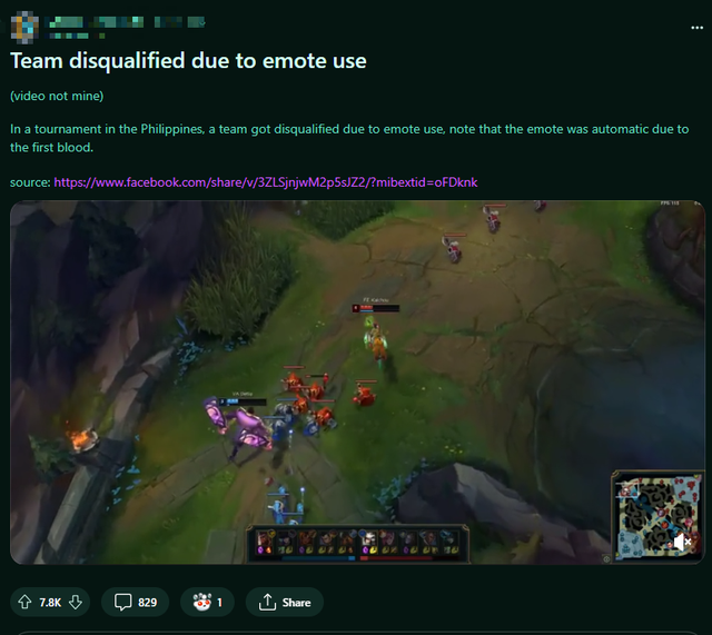 Chuyện lạ: Một đội tuyển LMHT bị truất quyền thi đấu, khai trừ khỏi giải vì... "nhá" biểu cảm- Ảnh 2.