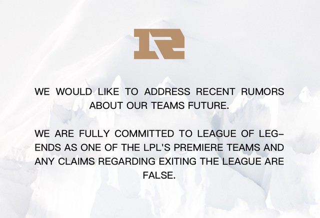 Nghi vấn RNG bị rao bán, khách hỏi mua là 1 CLB danh tiếng ở Ngoại hạng Anh, đội tuyển lên tiếng về tương lai - Ảnh 4.