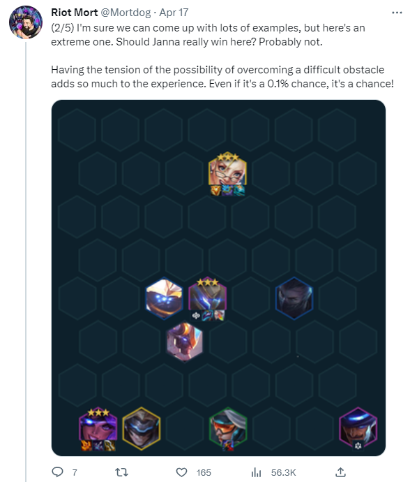 Với Riot, dù chỉ có 0.1% cơ hội thắng thì vẫn có thể có hy vọng cho người chơi - nguồn: Twitter NV