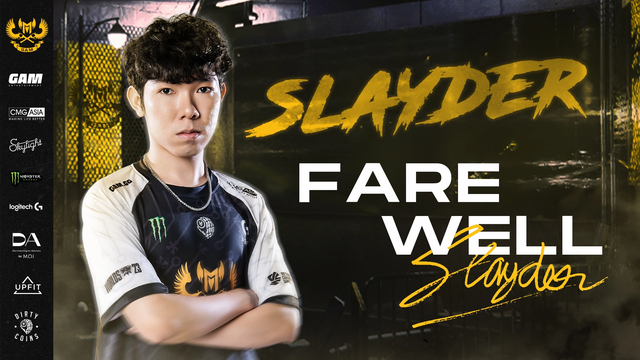 Trước đó GAM đã chia tay Slayder