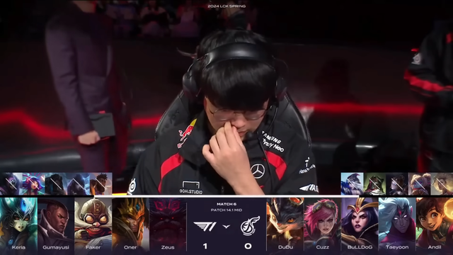 Gumayusi - Keria đã sử dụng 11 cặp tướng khác nhau và Lucian - Nami là dùng nhiều nhất