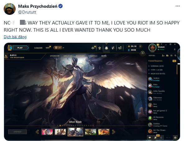 Game thủ thực hiện thử thách "không tưởng", liền được Riot tặng skin hiếm bậc nhất LMHT- Ảnh 3.