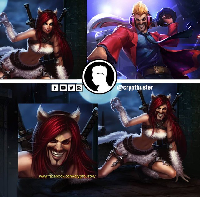 Chiêm ngưỡng những tác phẩm kết hợp giữa các vị tướng LMHT theo phong cách râu ông nọ cắm cằm bà kia - Ảnh 8.