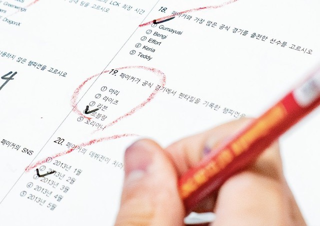 Trong số các đáp án không hề có Bang dù anh là tuyển thủ thi đấu với Faker nhiều nhất