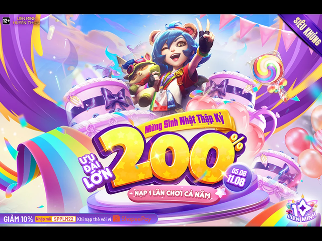 Garena thường có những sự kiện khuyến mãi khủng - nguồn: Garena