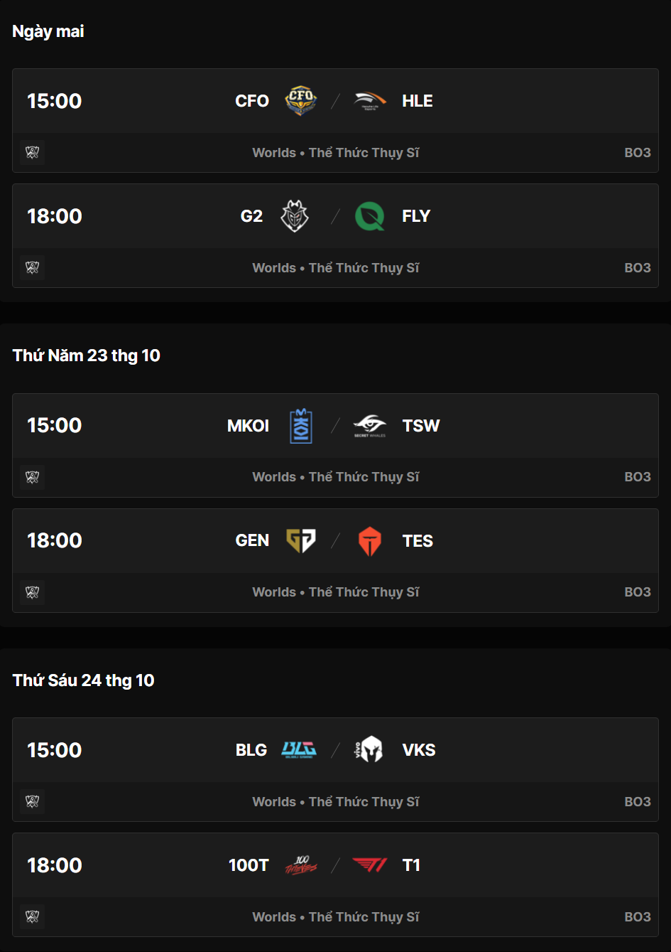 Lịch thi đấu CKTG 2025 Main Event vòng Swiss Stage mới nhất: Dàn "ông lớn" thoải mái- Ảnh 3.