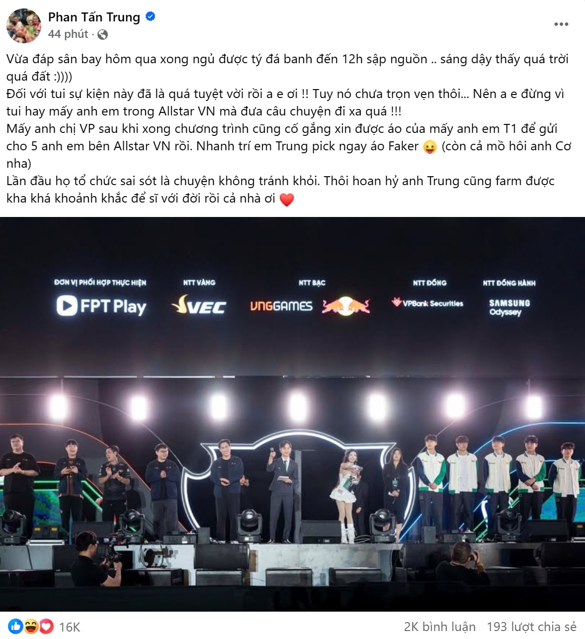 Thầy Giáo Ba chính thức lên tiếng về sự kiện fanmeeting T1- Ảnh 2.