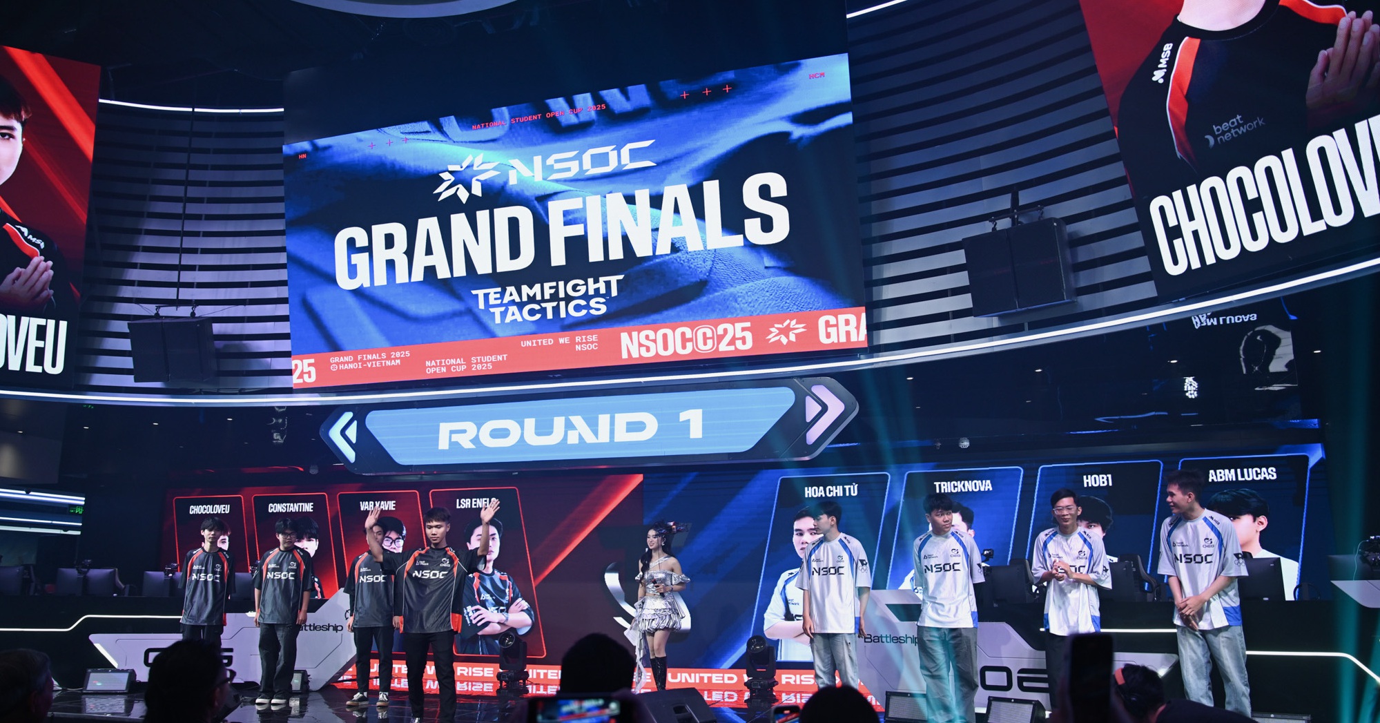 Bùng nổ Chung kết Quốc gia NSOC 2025 tại tổ hợp giải trí eSports OEG Stadium