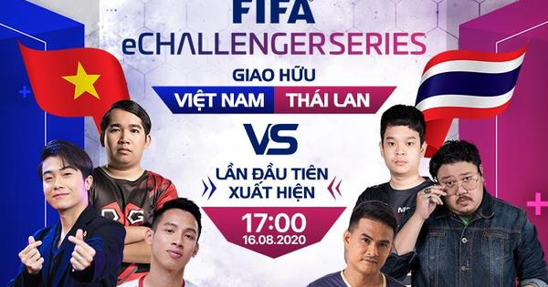 Hùng Dũng, Cris Devil Gamer, Vermisse đại diện Việt Nam thi đấu FIFA Online 4 với Thái Lan tại FIFA eCHALLENGER