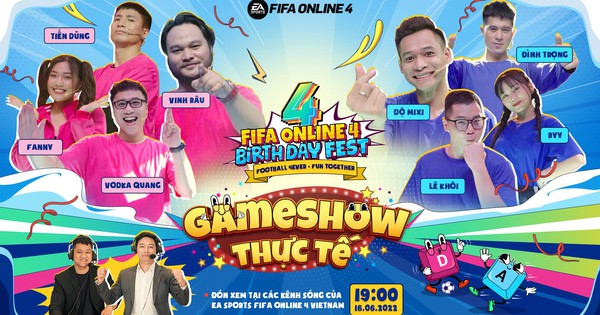 Độ Mixi, Đình Trọng đả bại Vinh Râu, Tiến Dũng trong Gameshow thực tế mừng sinh nhật FIFA Online 4 Birthday Fest