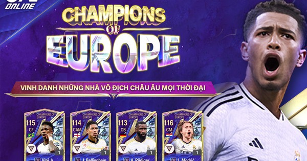 FC Online vinh danh những nhà vô địch Champions League